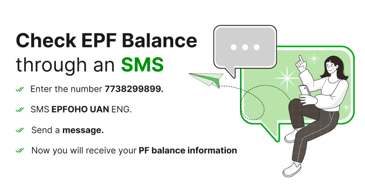 Check EPF Balance through an SMS